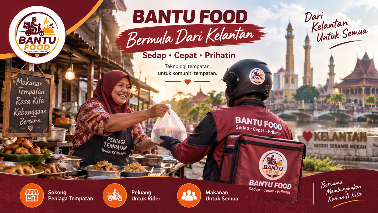 BANTU FOOD: Bermula Dari Kelantan, Dengan Satu Niat — Mahu Membantu